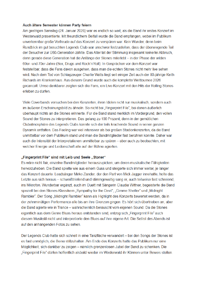 Pressemitteilung ww-kurier.de